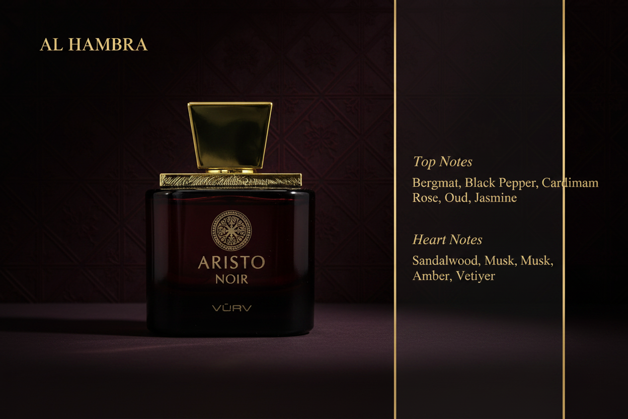 AL HAMBRA ARISTO NOIR 100ML EDP SPRAY
