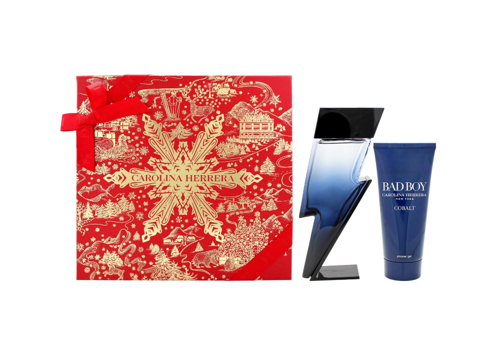 CAROLINA HERRERA BAD BOY ELIXIR SET 100ML EDP SPRAY + SHOWER GEL 100ML