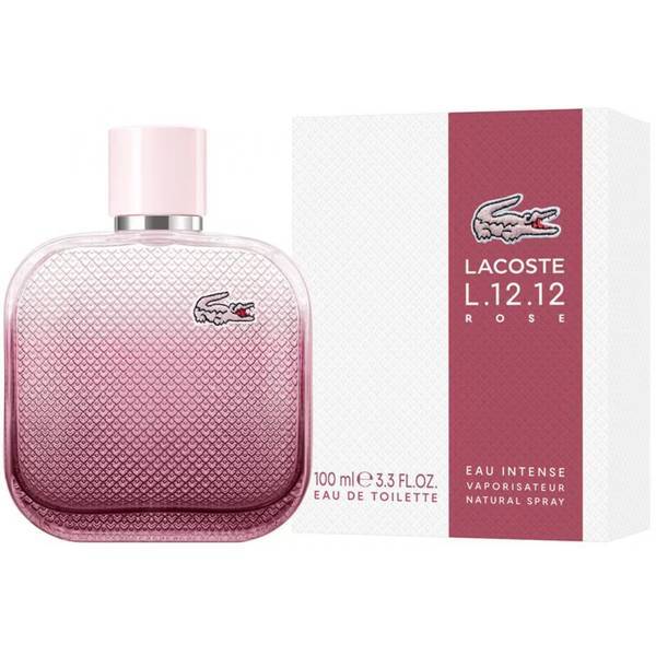 LACOSTE L.12.12 ROSE EAU INTENSE 100ML EDT SPRAY FOR WOMEN