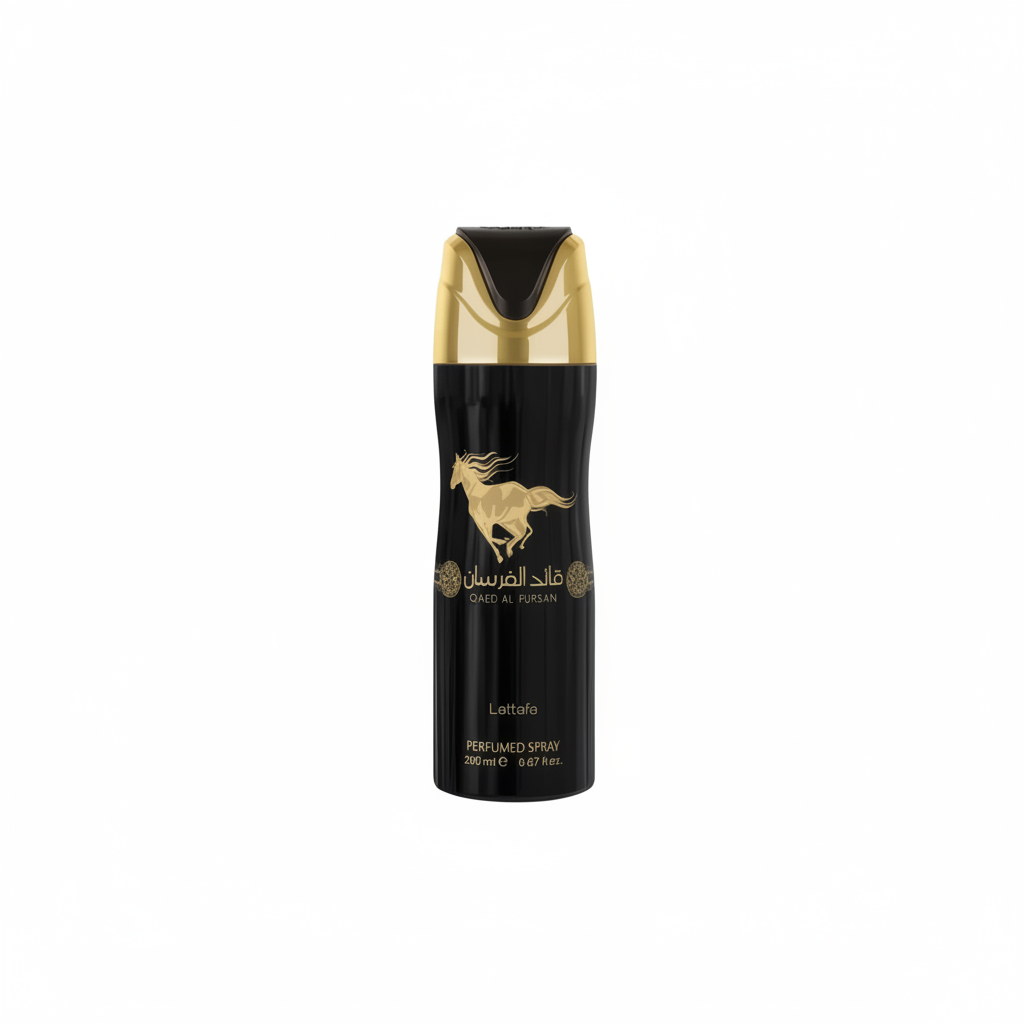Lattafa Qaed Al Fursan Men 200ml Deo Spray (Black)