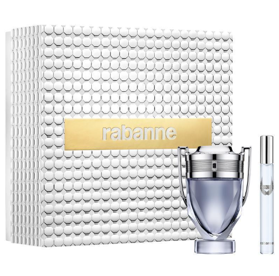 PACO RABANNE INVICTUS MEN 2 PSC. GIFT SET WITH 100ML EDT + 10ML MEGA SPRAY