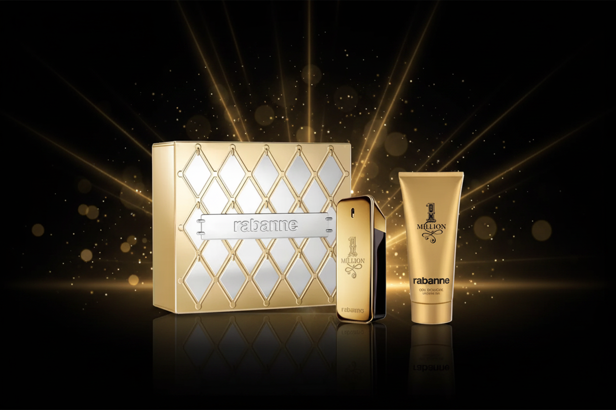 PACO RABANNE ONE MILLION MEN 2 PSC. GIFT SET WITH 100ML EDT + 100ML SHOWER GEL