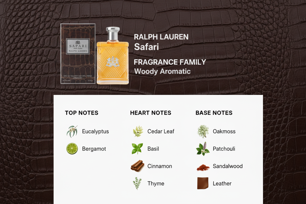 RALPH LAUREN SAFARI FOR MEN 125ML EDT SPRAY