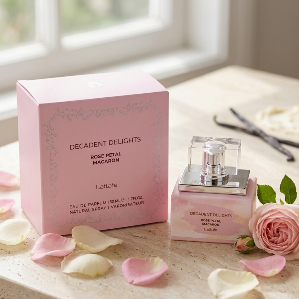 LATTAFA DECANDEN DELIGHTS MACARON ROSE PETAL 50 ML