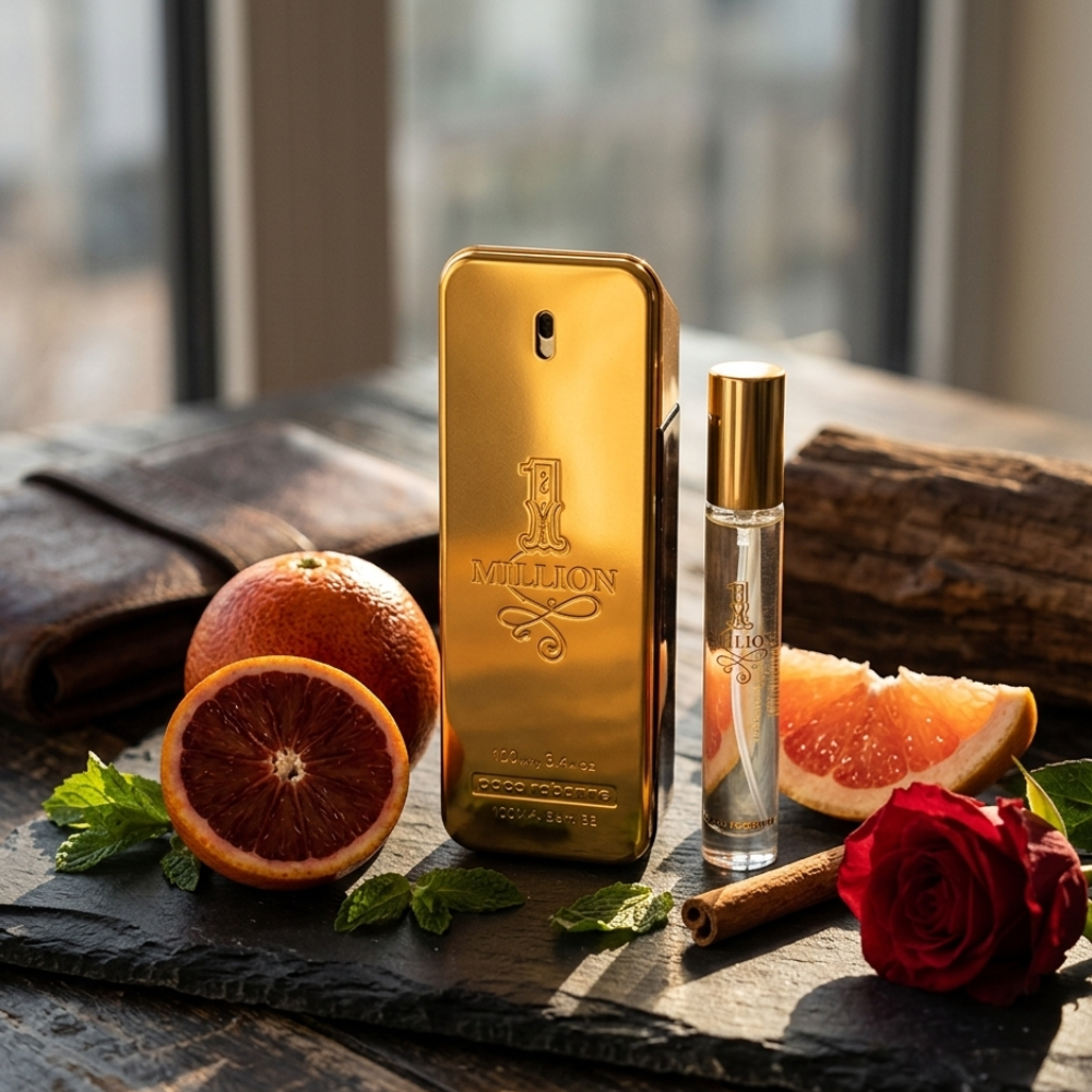 PACO RABANNE ONE MILLION MEN 2 PSC. GIFT SET WITH 100ML EDT + 20ML TRAVEL SPRAY