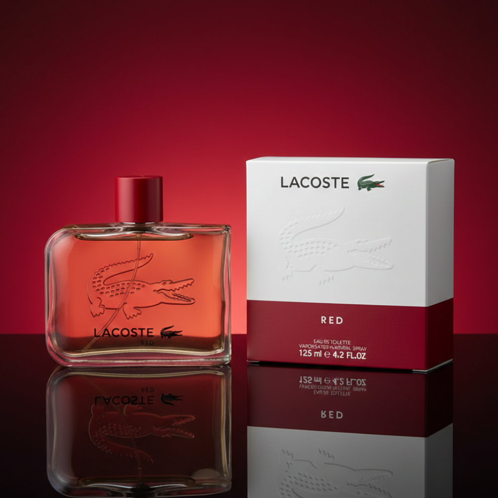 LACOSTE RED MEN 125ML EDT SPRAY