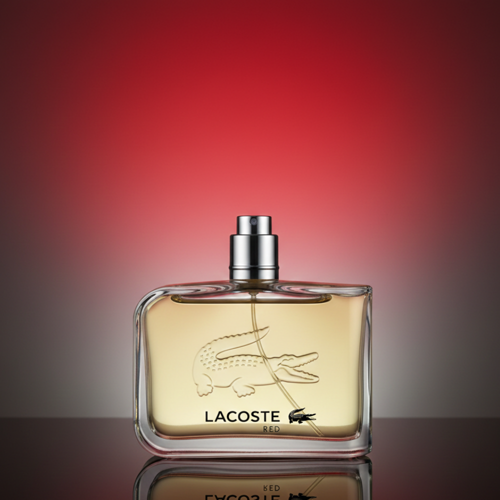 LACOSTE RED MEN 125ML EDT SPRAY TESTER
