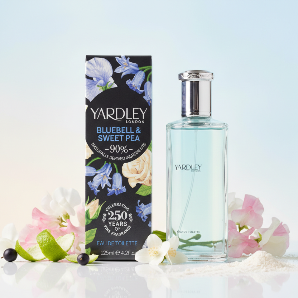 YARDLEY BLUEBELL & SWEETPEA WOMEN 125ML EDT SPRAY