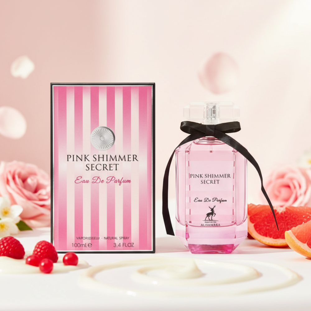 AL HAMBRA PINK SHIMMER SECRET 100ML EDP SPRAY