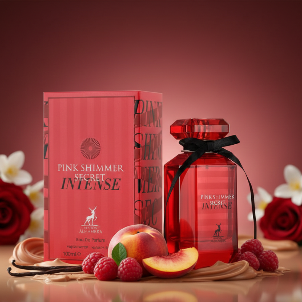AL HAMBRA PINK SHIMMER SECRET INTENSE 100ML EDP SPRAY