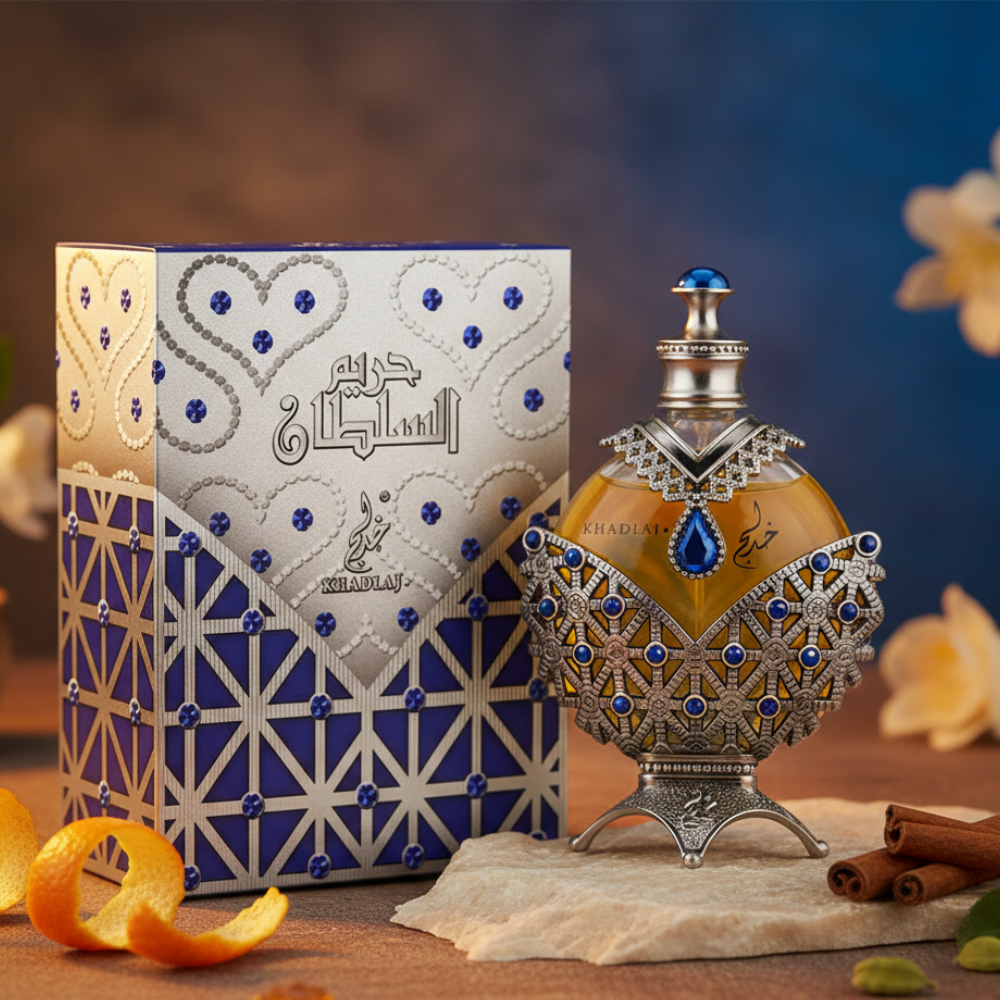 KHADLAJ HAREEM SULTAN ANTIQUE BLUE 35ML OIL SPRAY