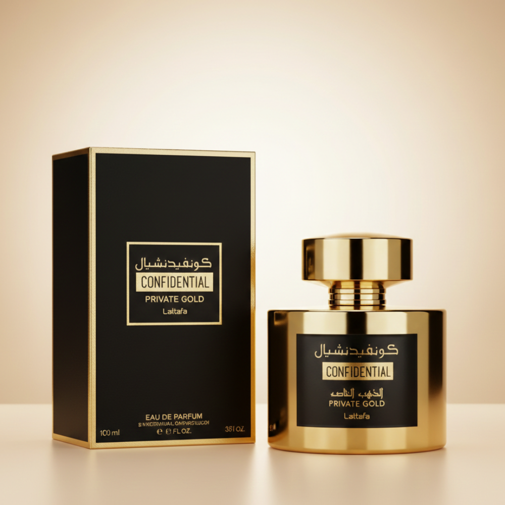 LATTAFA CONFIDENTIAL PRIVATE GOLD 100ML EDP SPRAY