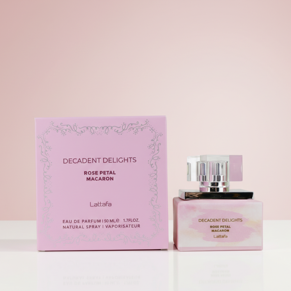 LATTAFA DECANDEN DELIGHTS MACARON ROSE PETAL 50 ML