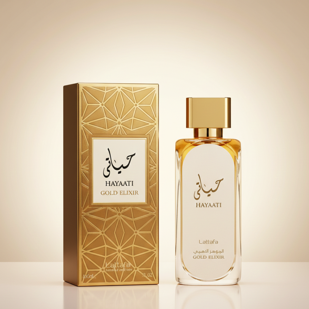 LATTAFA HAYAATI GOLD ELIXIR UNISEX 100ML EDP SPRAY