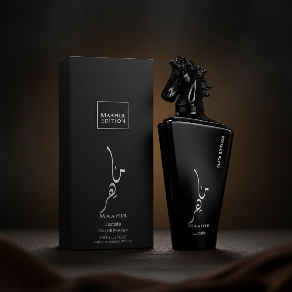 LATTAFA MAAHIR BLACK MEN 100ML EDP SPRAY