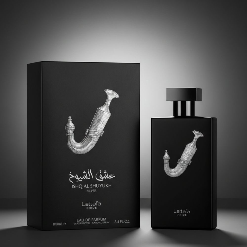 LATTAFA PRIDE ISHQ AL SHUYUKH SILVER MEN 100ML EDP SPRAY