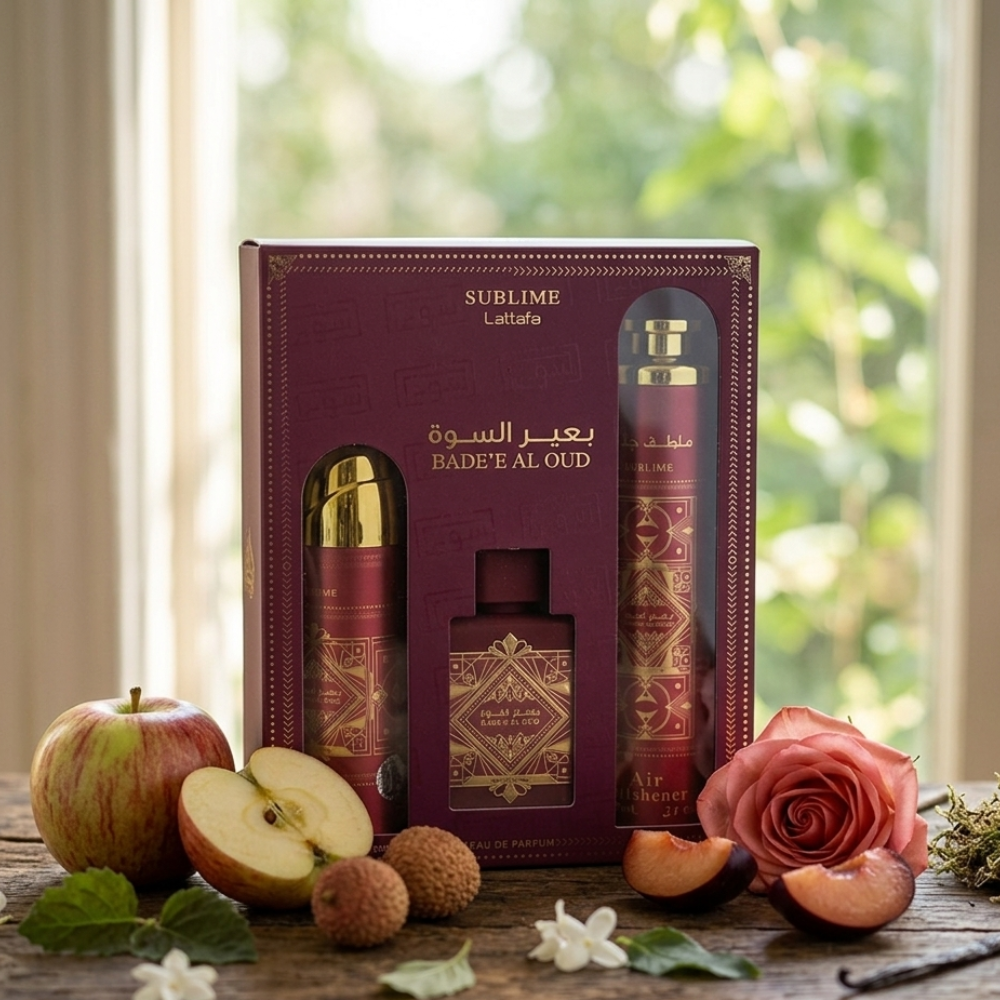 LATTAFA BADEE AL OUD SUBLIME 3 PCS GIFT SET