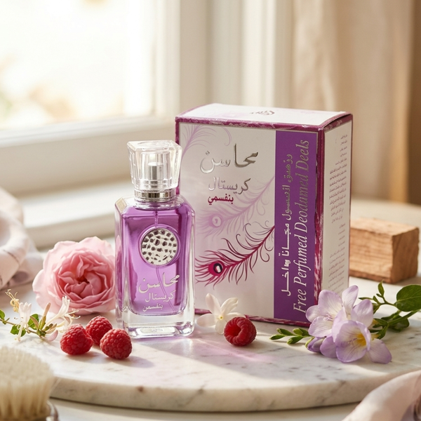 LATTAFA MAHASIN CRYSTAL VIOLET 2PC GIFT SET