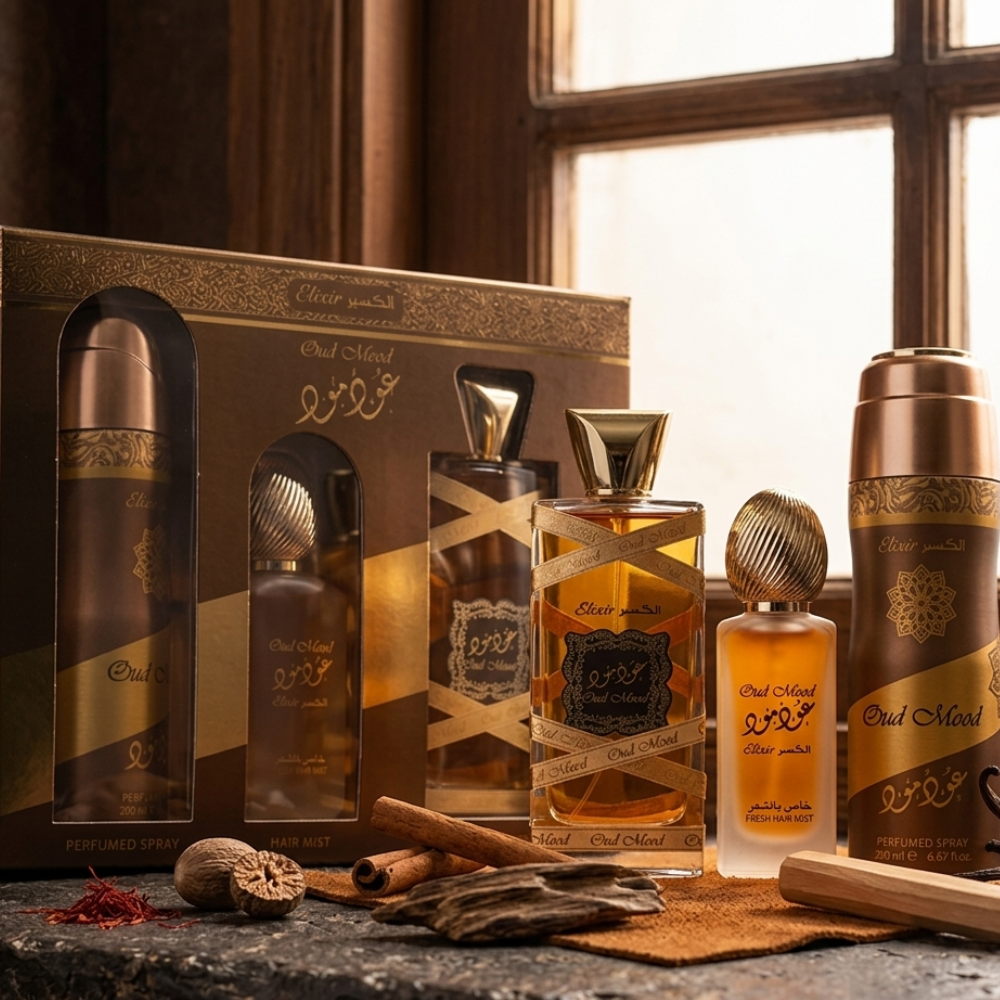 LATTAFA OUD MOOD ELIXIR 3 PCS GIFT SET