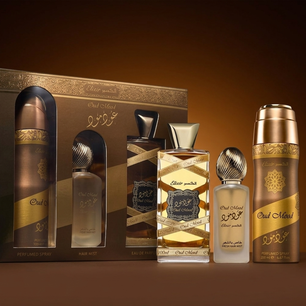 LATTAFA OUD MOOD ELIXIR 3 PCS GIFT SET