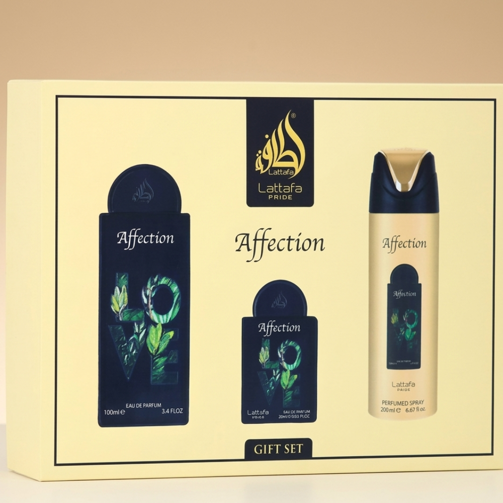 LATTAFA PRIDE AFFECTION 3PC GIFT SET