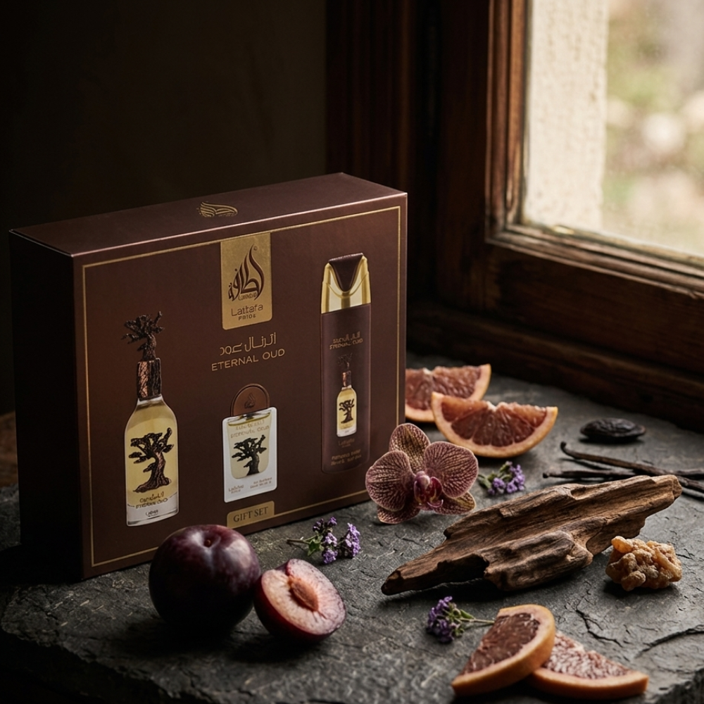 LATTAFA PRIDE ETERNAL OUD 3PC GIFT SET