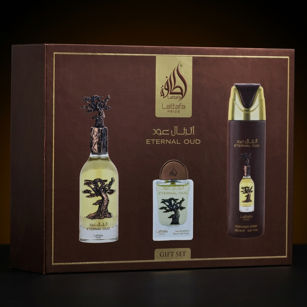 LATTAFA PRIDE ETERNAL OUD 3PC GIFT SET