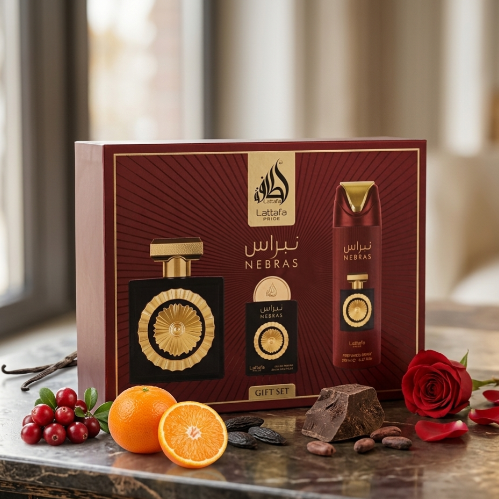 LATTAFA PRIDE NEBRAS 3PC GIFT SET