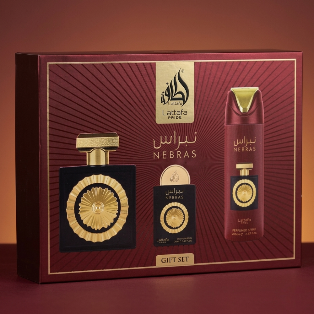 LATTAFA PRIDE NEBRAS 3PC GIFT SET