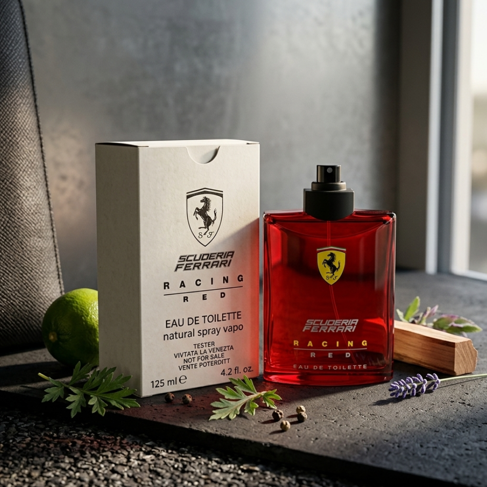 FERRARI RACING RED MEN 125ML EDT SPRAY TESTER