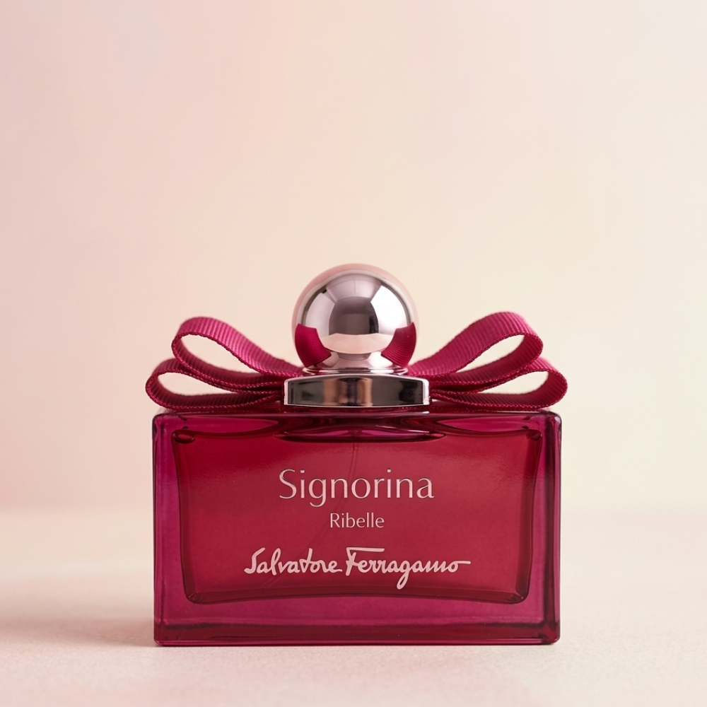 SALVATORE FERRAGAMO SIGNORINA RIBELLE WOMEN 3 PSC SET WITH 100ML EDP + 10ML EDP + 50ML BL