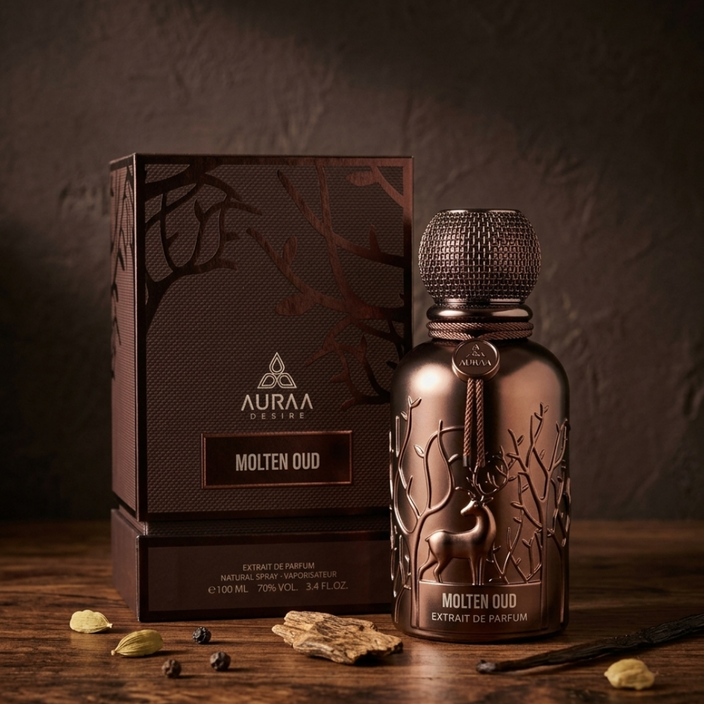 AURAA DESIRE MOLTEN OUD EDP 100ML SPRAY