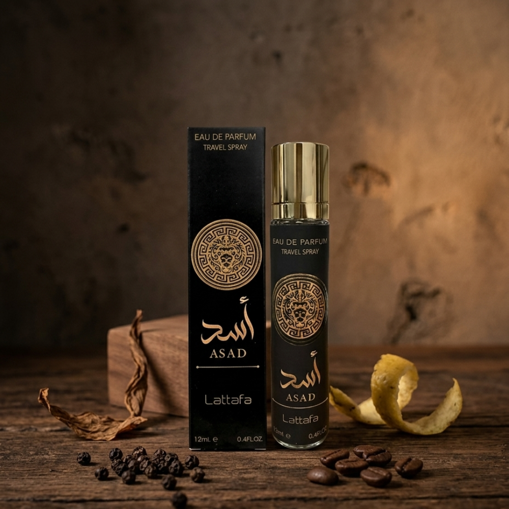 LATTAFA ASAD 12ML EDP TRAVEL SPRAY