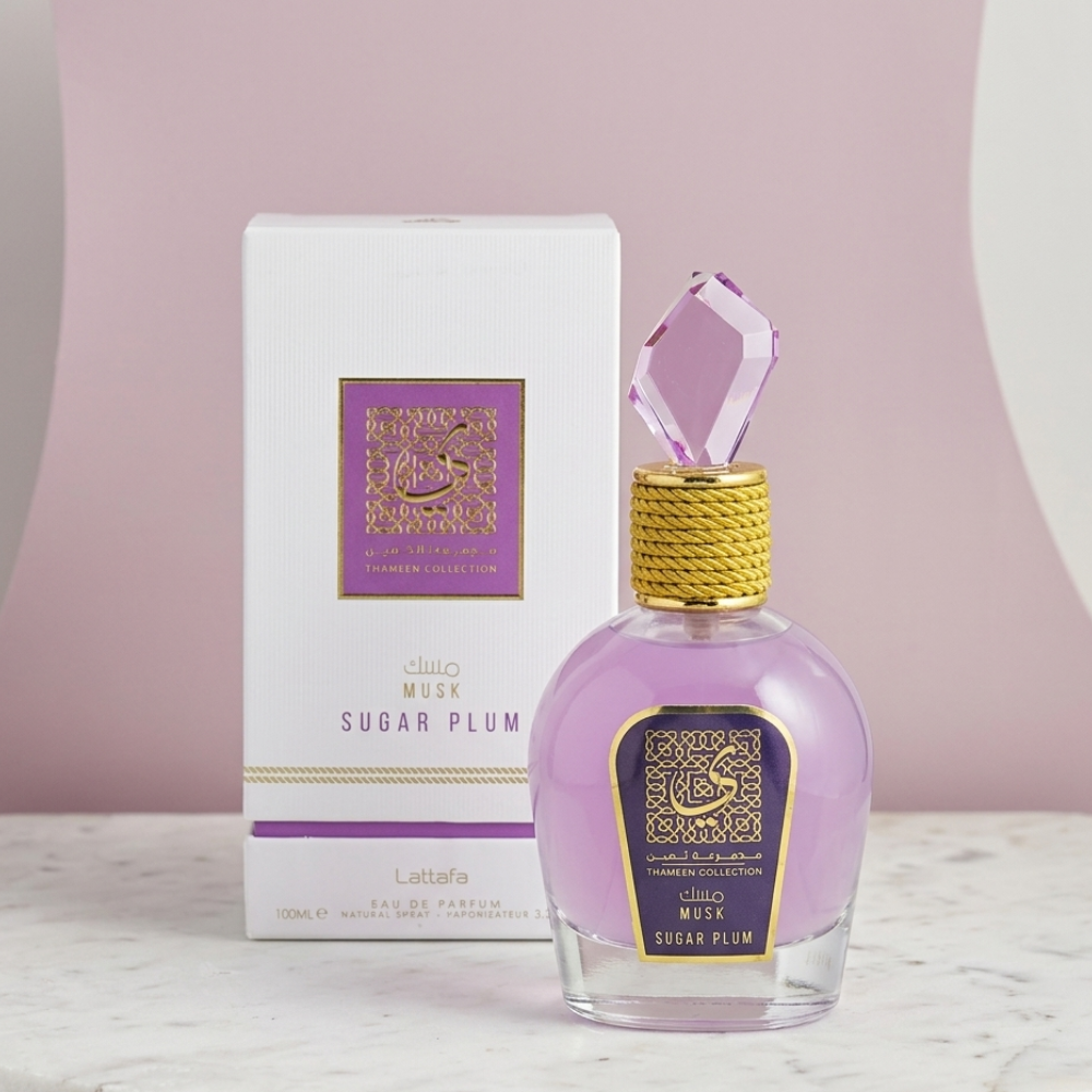 LATTAFA SUGAR PLUM -THAMEEN MUSK COLLECTION 100ML EDP SPRAY
