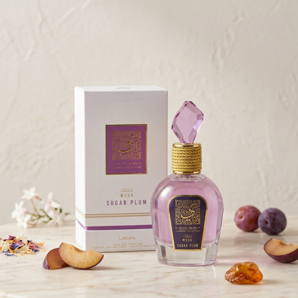 LATTAFA SUGAR PLUM -THAMEEN MUSK COLLECTION 100ML EDP SPRAY