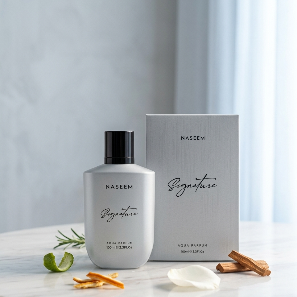 NASEEM SIGNATURE SILVER AQUA MEN 100ML PARFUM SPRAY