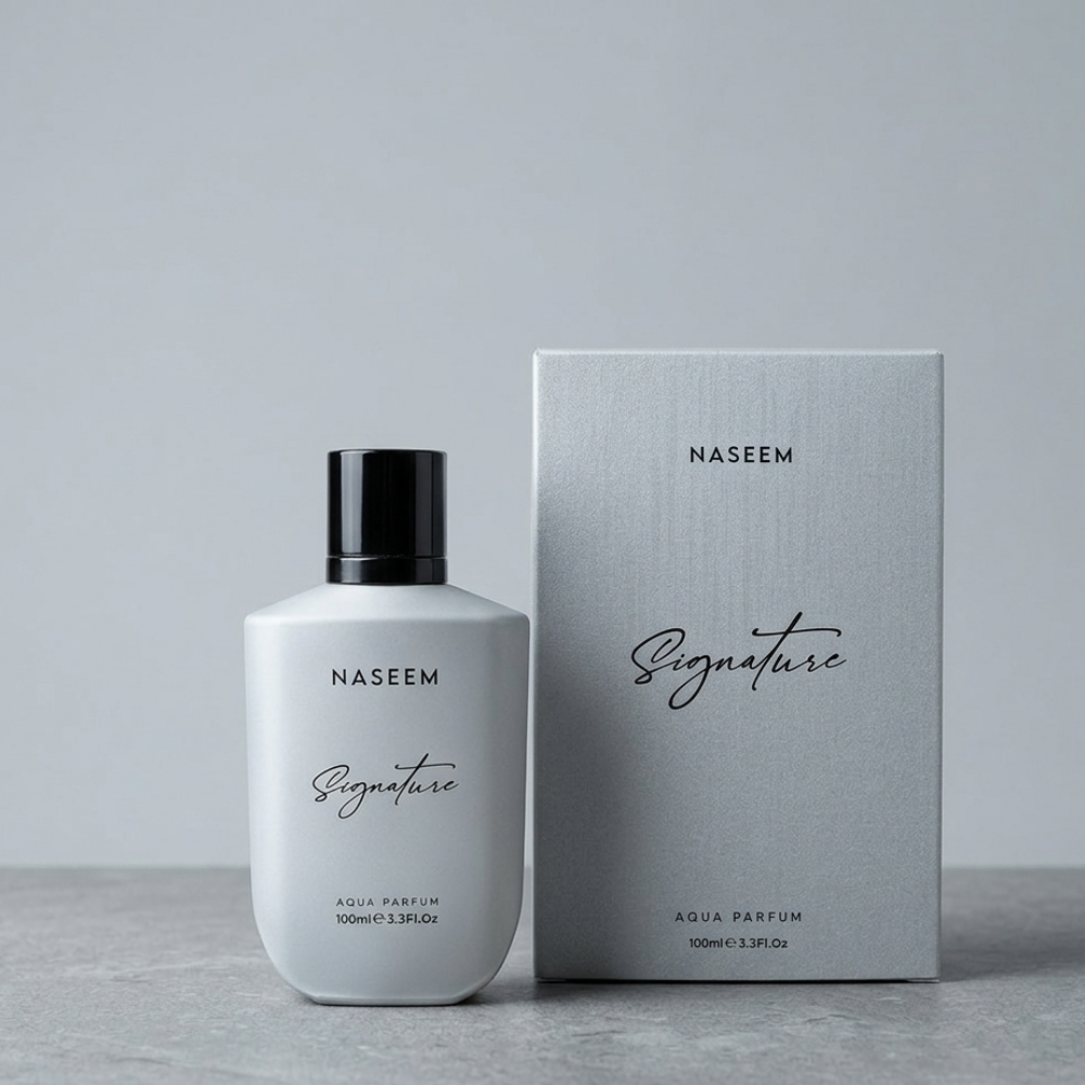 NASEEM SIGNATURE SILVER AQUA MEN 100ML PARFUM SPRAY