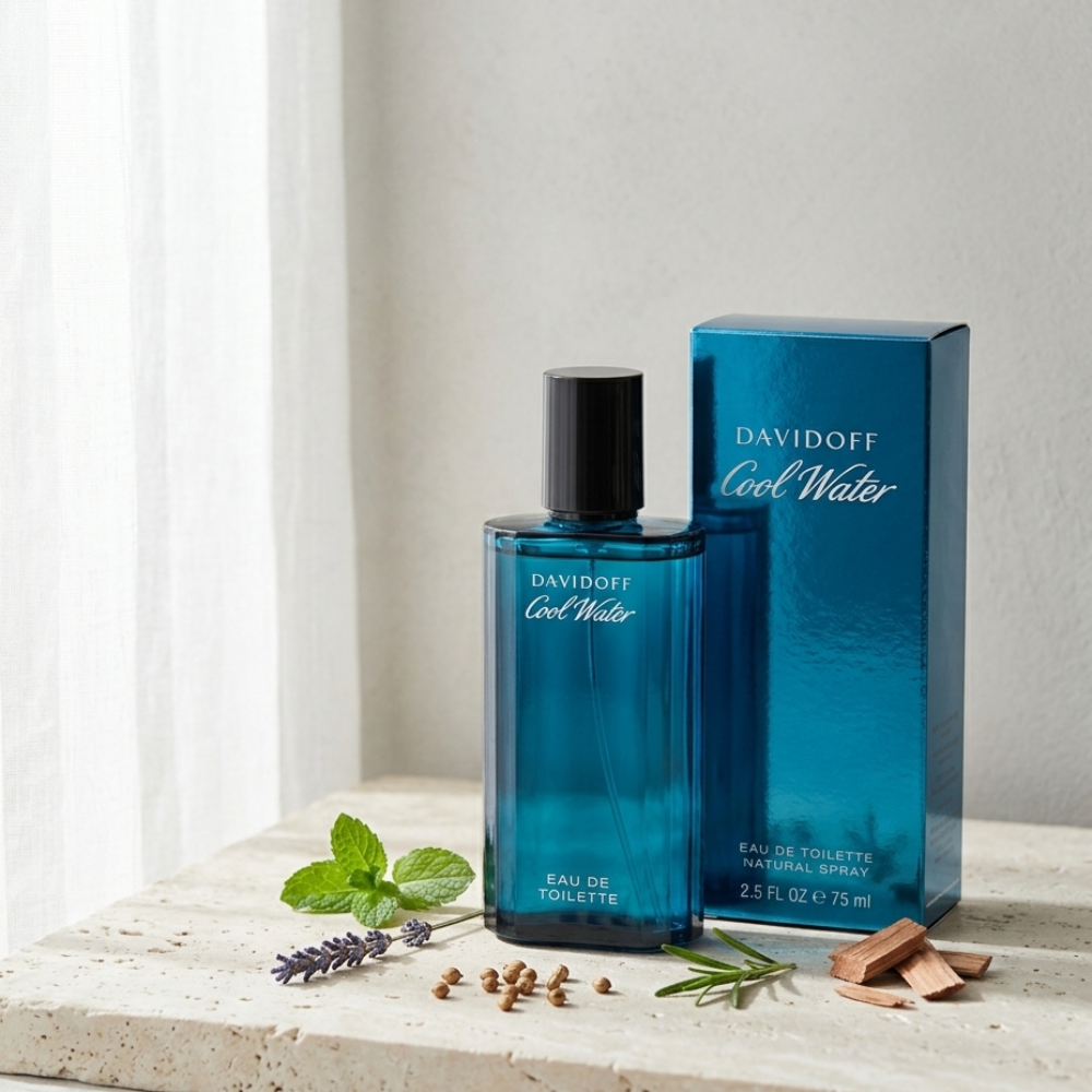 DAVIDOFF COOL WATER MEN 75ML EDT SPRAY