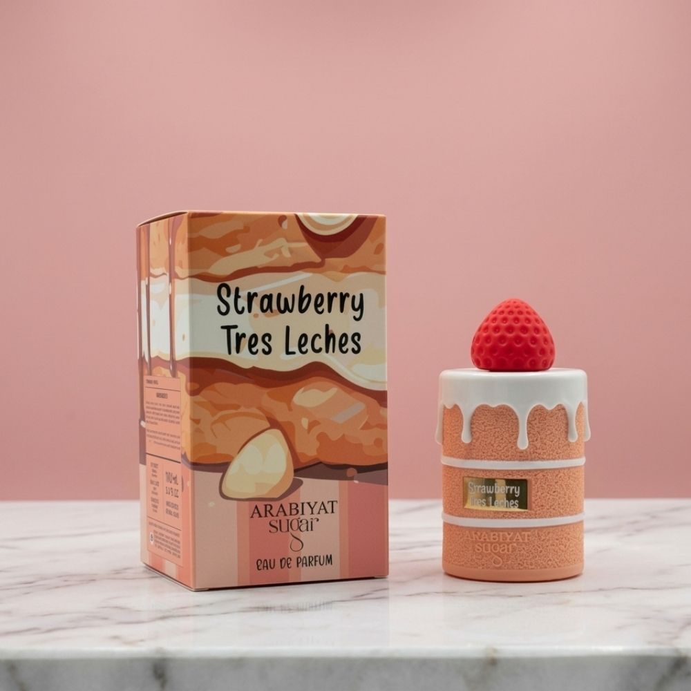 ARABIYAT PRESTIGE SUGAR STRAWBERRY TRES LECHES100ML EDP SPRAY