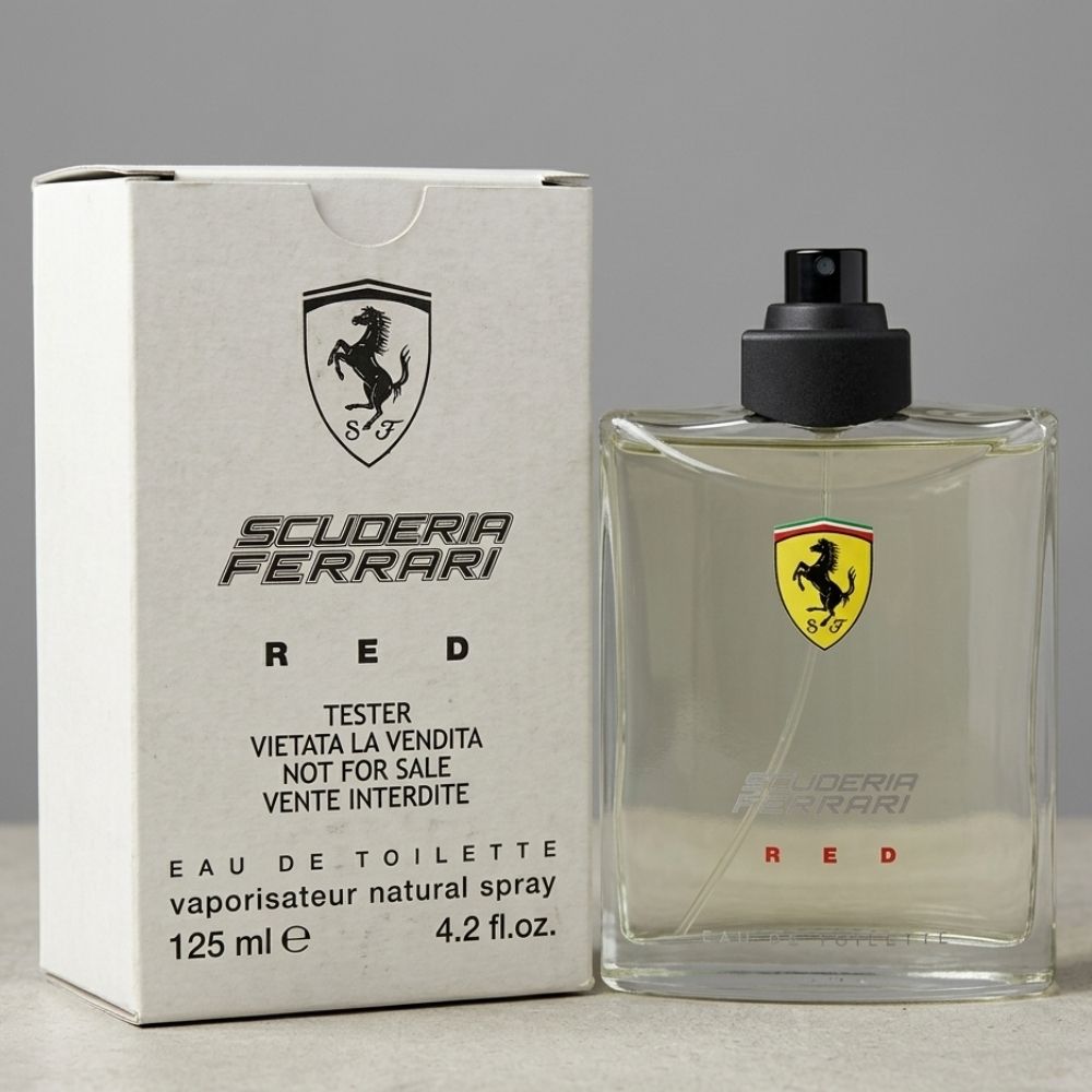 FERRARI RED MEN 125ML EDT SPRAY TESTER