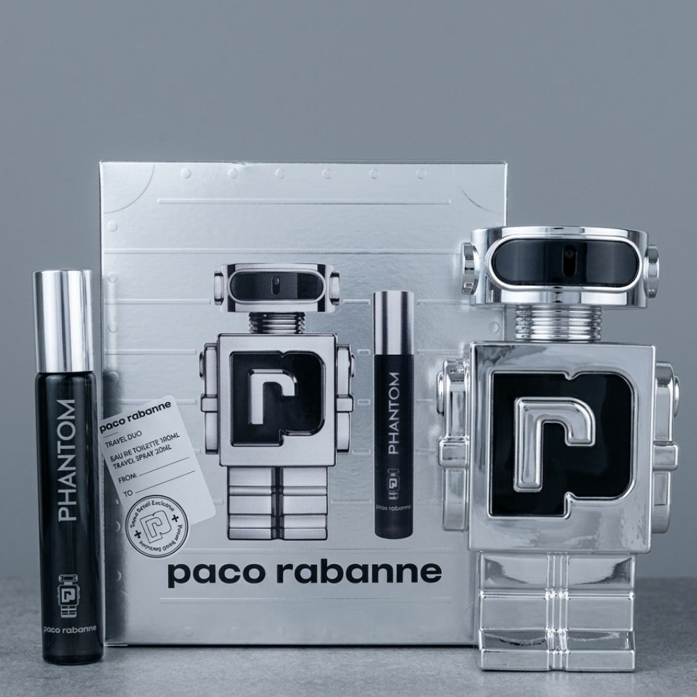 PACO RABANNE PHANTOM MEN 2 PSC GIFT SET  100ML EDT+ 20ML EDT