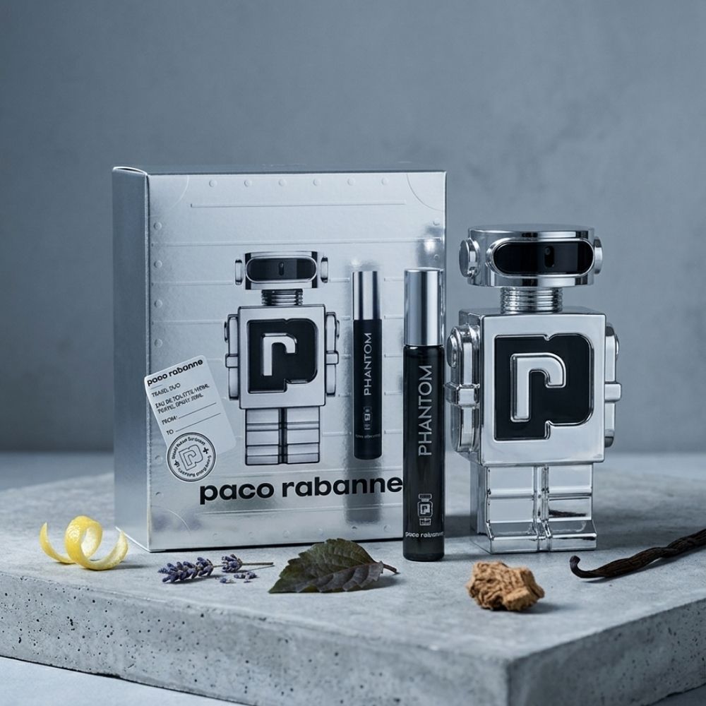 PACO RABANNE PHANTOM MEN 2 PSC GIFT SET  100ML EDT+ 20ML EDT
