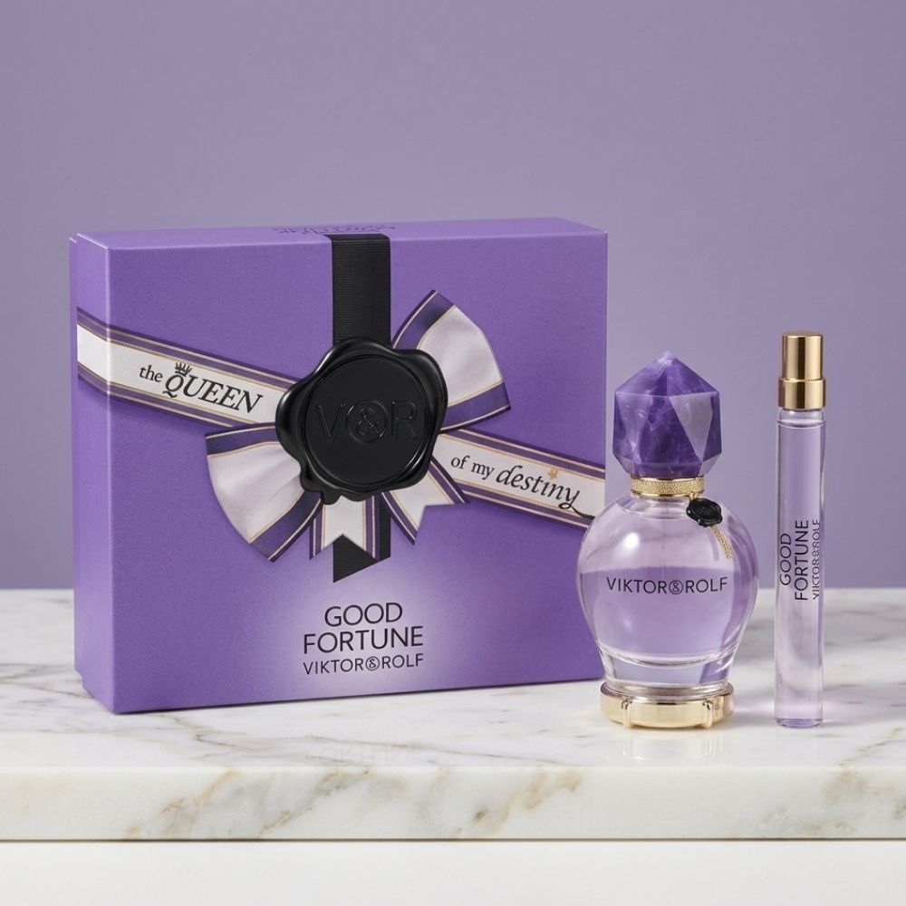 VIKTOR & ROLF GOOD FORTUNE WOMEN 2PC GIFT SET WITH 7ML EDP + 1.2ML EDP