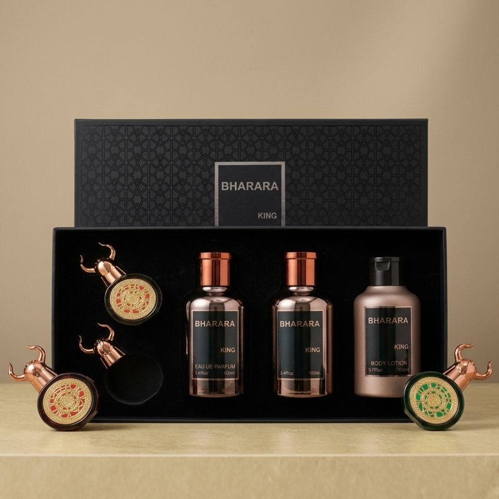 BHARARA KING 5 PCS GIFT SET (EDP + LOTION + VIKING MINIS )