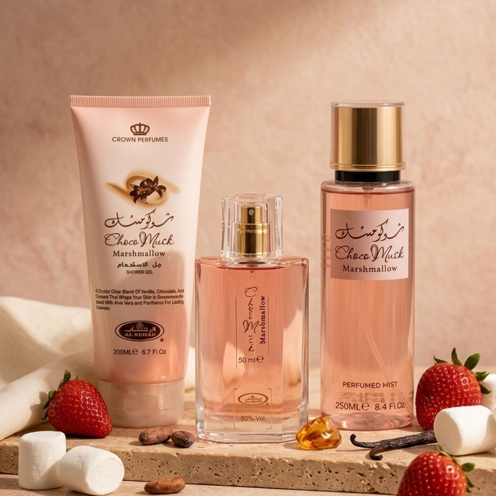 CHOCO MUSK MARSHMALLOW 50ML EDP + 250ML BODY MIST + 200 ML SHOWER GEL