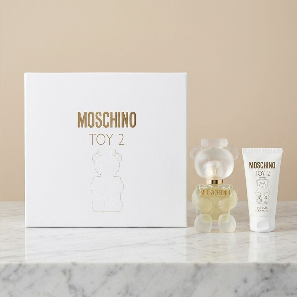 MOSCHINO TOY 2 WOMEN 2PSC GIFT SET WITH 30ML EDP + 50ML BODY LOTION