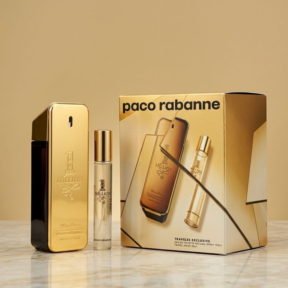 PACO RABANNE ONE MILLION MEN 2PSC GIFT SET WITH 100ML EDT + 10ML MG