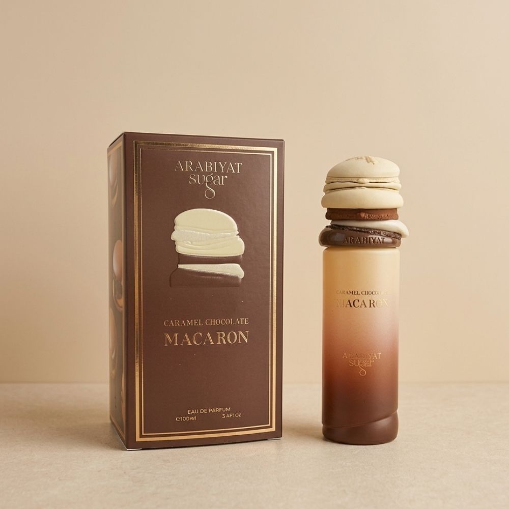 ARABIYAT PRESTIGE SUGAR CARAMEL CHOCOLATE MACARON 100ML EDP SPRAY