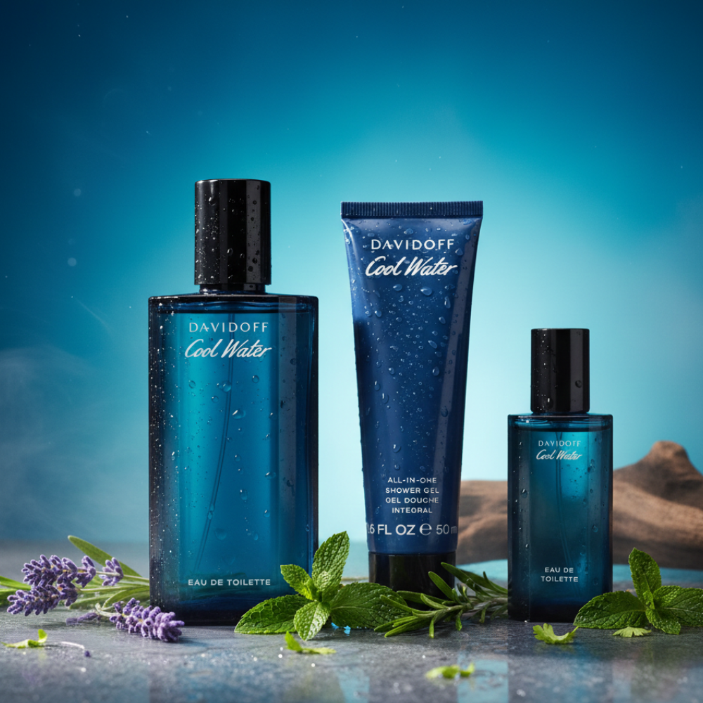DAVIDOFF COOL WATER MEN 3 PSC. GIFT SET
