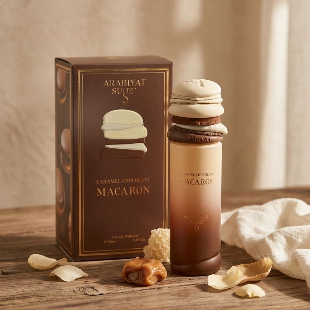 ARABIYAT PRESTIGE SUGAR CARAMEL CHOCOLATE MACARON 100ML EDP SPRAY